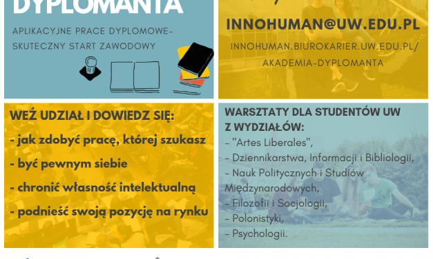 „Aplikacyjne prace dyplomowe – skuteczny start zawodowy”: nowe rekrutacje