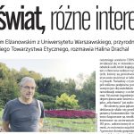 Prof. Andrzej Elżanowski: „Jeden świat, różne interesy”